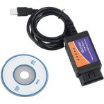 Elm327 usb obdii loutil diagnostic auto voiture scanner scanner