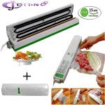 Emballage sous vide jcotton - machine  emballer automatique - 15 rouleaux de sacs inclus