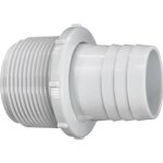 Embout cannel� pour raccord tuyau flottant - hayward - mod�le 3396 - blanc - � 38 mm