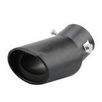 Embout d�chappement de voiture en acier inoxydable surenhap - type de courbure noire