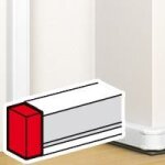 Embout pvc - legrand - 50x80 - goulotte dlp mono - � clipser - blanc