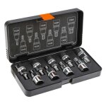 Embouts torx sur douille - neo tools - 55 mm - acier crv et s2 - 9 pièces - garantie 25 ans Embouts torx sur douille - neo tools - 55 mm - acier crv et s2 - 9 pièces - garantie 25 ans