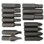 Embouts pour tournevis a frapper - 14 embouts