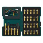Embouts de vissage - makita - 26pcs - acier haute qualit - durabilit accrue - absorption des chocs