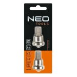 Embouts de visseuse - neo tools - 06 - 040 - lot de 2 - acier s2 - longueur 25 mm