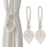 Embrasses de rideaux - zgeer - 2 pièces - style bohème - longueur 53cm - diamètre 13x10cm Embrasses de rideaux - zgeer - 2 pièces - style bohème - longueur 53cm - diamètre 13x10cm