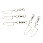 �merillons de p�che - vvikizy - haute r�sistance - acier inoxydable - rotation 360� - verrouillage rapide ...