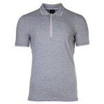 Polo homme emporio armani - gris - slim - manches courtes - col polo