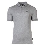 Polo homme emporio armani - gris - ajuste - manches courtes - col polo