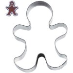 Emporte piece en inox en forme de bonhomme pain d epice 5 cm - stadter