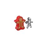 Emporte - pi�ces - patisse - mannele - inox - 4 tailles - bo�te m�tal rouge
