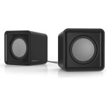 Enceintes 2. 0 speedlink twoxo - noir - usb et prise jack 35 mm - 24 watts rms
