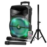 Enceinte active dj my deejay mdj 12 rvb pack à leds 600w 12 usb bluetooth application micros vhf et filaire ... Enceinte active dj my deejay mdj 12 rvb pack à leds 600w 12 usb bluetooth application micros vhf et filaire ...
