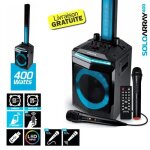 Enceinte active pickering solo - array - 400w / h90 cm - effect light - aux / usb / bt / tws + 1 micro ... Enceinte active pickering solo - array - 400w / h90 cm - effect light - aux / usb / bt / tws + 1 micro ...
