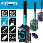 Enceinte active sono dj karaok 400w pickering solo - array all in one - led - aux / usb / bt / tws + ...