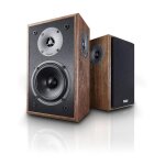 Enceinte biblioth�que 2 voies - magnat - tweeter 13 mm - hp m�dium 114 cm - 60w - marron