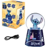 Enceinte bluetooth - lexibook - disney stitch - boule � neige stitch - bleu - rechargeable usb - c - ...