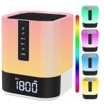 Enceinte bluetooth - lumineuse - veilleuse - 48 couleurs - lecteur mp3 - fonction mains libres