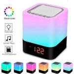 Enceinte bluetooth portable - swonuk - haut - parleurs bluetooth avec radio fm - 7 lumires - rechargeable ...