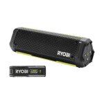 Enceinte bluetooth - ryobi - 4v - ip67 - cble usb - c - 1 batterie 4v 20 ah usb lithium