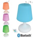 Enceinte bluetooth® waterproof en forme de lampe de table technologie led et télécommande Enceinte bluetooth® waterproof en forme de lampe de table technologie led et télécommande