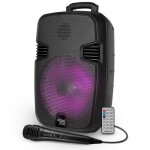 Enceinte dj mobile sur batterie koolstar starled08 100w boomers 20cm à led rvb usb bluetooth microphone ... Enceinte dj mobile sur batterie koolstar starled08 100w boomers 20cm à led rvb usb bluetooth microphone ...