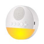Enceinte / machine  bruits blancs et mlodies avec veilleuse - tokai - blanc