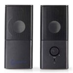 Enceintes nedis ksanux - kit denceintes 2. 0 (6w rms) - noir - entrée de ligne audio - haut - parleur ... Enceintes nedis ksanux - kit denceintes 2. 0 (6w rms) - noir - entrée de ligne audio - haut - parleur ...