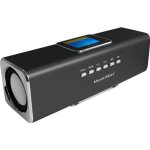 Enceinte portable musicman ma display soundstation avec �cran lecteur mp3 et radio int�gr�e - noir