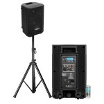 Enceinte sono active ibiza sound xtk10a - mkii large bande 10 / 25cm - 300w - bluetooth usb sd - tws ...