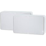 Enceintes surround jamo d500 sur blanc - haut - parleurs tridirectionnels certifis thx