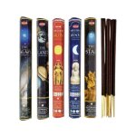 Encens - hem - bouquet voie lact�e - lot de 100 b�tons - 5 parfums vari�s - r�sines naturelles