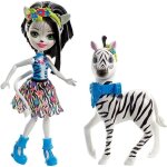 Enchantimals balade au zoo poupée zelena zèbre 15 cm et hoofette Enchantimals balade au zoo poupée zelena zèbre 15 cm et hoofette