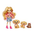 Enchantimals - famille golden retriever - poup�e - 4 ans et +