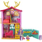 Enchantimals - nouvelle maison danessa biche 53 cm avec poup�e figurine animal accessoires - maison mini ...