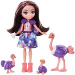 Enchantimals - ofelia autruche & autruchons - coffret famille savane ensoleille