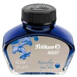 Encre - pelikan - 4001 - flacon en verre - 625 ml - bleu royal