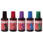 Encre pour tampon - kores - sf71318 (ancien sf71013) - 27 ml - vert - pour tampons encreurs