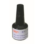 Encre pour timbre caoutchouc et tampons encreurs coloris noir