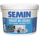 Enduit de lissage en pte pour murs et plafonds semin - intrieur - seau de 4 kg
