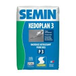 Enduit de ragr�age autolissant kedoplan 3 semin sol int�rieur sac de 25 kg
