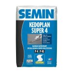 Enduit de ragr�age autolissant kedoplan 4 semin sol int�rieur et ext�rieur sac de 25 kg