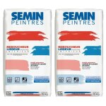 Enduit de rebouchage et lissage semin (franoise) intrieur en poudre sac 15 kg lot de 2