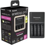 Chargeur - panasonic - eneloop pro smart plus - 4 piles aa 2500 mah - rechargeable - int�rieur