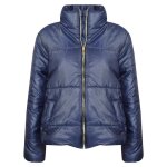 Enfants filles bleu marine veste look humide recadrée rembourré matelassé doudoune bulle vestes chaud ... Enfants filles bleu marine veste look humide recadrée rembourré matelassé doudoune bulle vestes chaud ...
