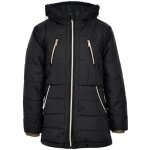 Enfants filles dcontract  la palangre cole veste tendance noir bulle rembourre manteau urbain vtements ...