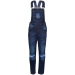 Enfants filles denim d�chir� salopette 3 - 13 ans
