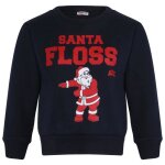 Enfants filles garons bleu marine pull de nol sweatshirt ya filthy animal pre nol floss manchot imprime ...