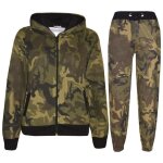 Enfants filles garçons unisexe camouflage imprimé survêtement À capuche haut bas ensemble joggers 2 - ... Enfants filles garçons unisexe camouflage imprimé survêtement À capuche haut bas ensemble joggers 2 - ...