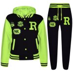 Enfants filles garçons unisexe r fashion varsity américaine de baseball à capuche survêtement haut bas ... Enfants filles garçons unisexe r fashion varsity américaine de baseball à capuche survêtement haut bas ...